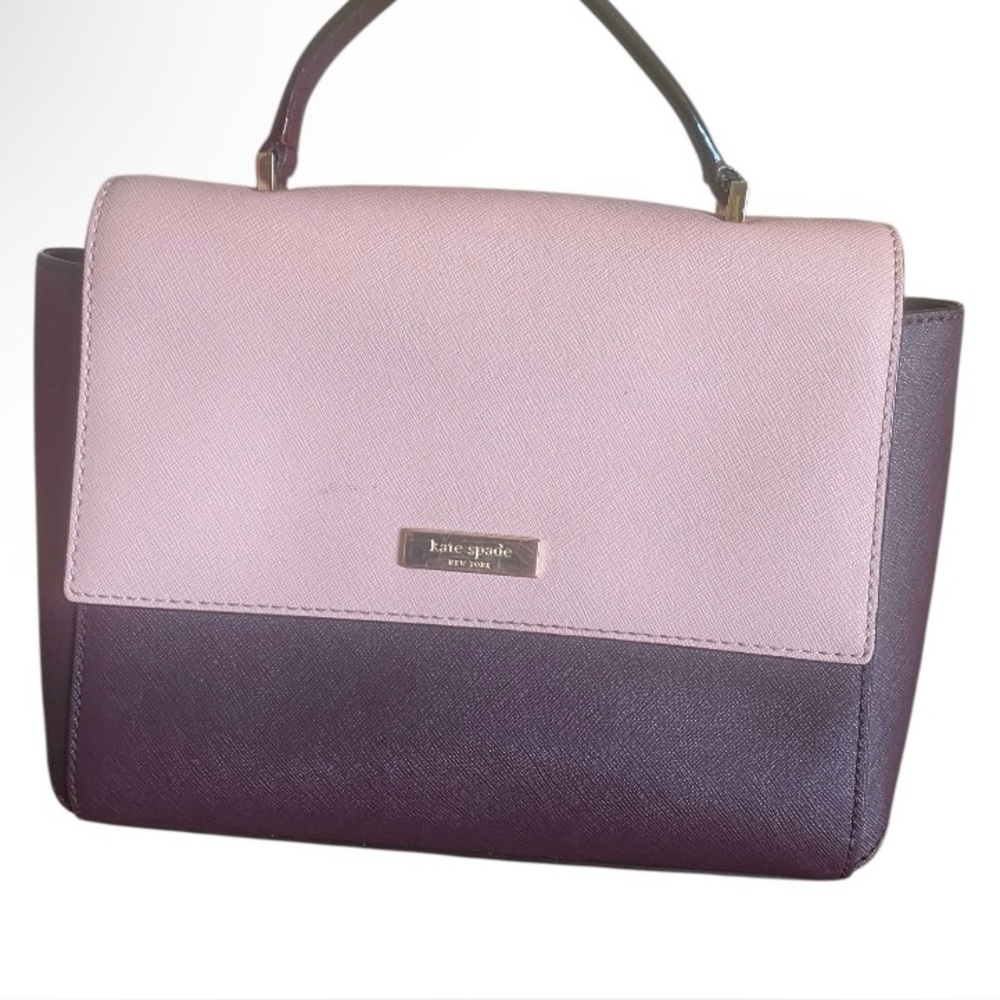 Kate Spade Pink & Purple Leather Colorblock Crossbody